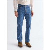 Wrangler Texas Authentic Straight Jeans - Dark Blue