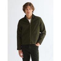 Wrangler Mens Reversible Regular Fit Utility Jacket - Brown