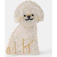 Accessorize Basil Dog Claw Clip - White