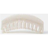 Accessorize Jumbo Curved Pearl Effect Claw Clip - Cream