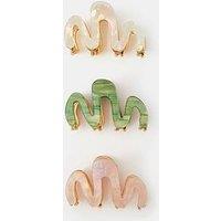 Monsoon Mini Resin Wiggle Claw Clip Set 3 Pack