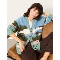 Fatface Landscape Cardigan