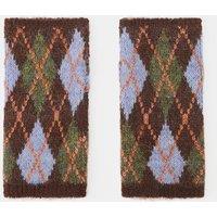 Accessorize Argyle Knit Cut-Off Fingerless Gloves