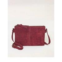 Fatface Womens Thea Two Zip Compartment Cross-Body Bag - Red