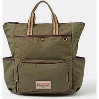 Accessorize Canvas Backpack - Green