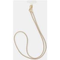 Accessorize Diamante Phone Strap - Gold