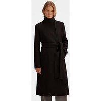 Forever New Phoebe Funnel Neck Coat - Black