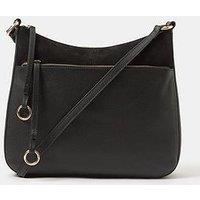 Accessorize Leather Curved Messenger