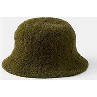 Accessorize Fluffy Bucket Hat - Green