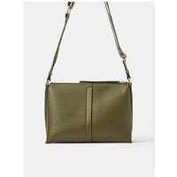 Accessorize Triple Gusset Zip Xbody Bag