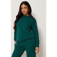 Pixiegirl Petite Basic Sweatshirt - Green