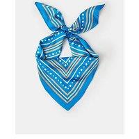 Accessorize Blueella Satin Square Scarf - Blue