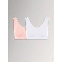 Yours Curve 2 Pack Seamless Padded Bralettes