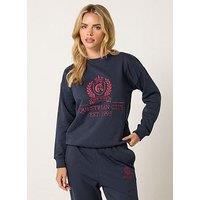 Pixiegirl Petite Equestrian Sweatshirt - Navy Blue