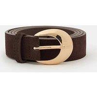 Accessorize Suede Belt - Brown