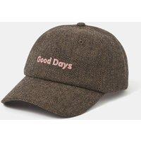 Accessorize Herringbone Good Days Baseball Cap - Brown