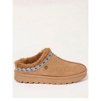 Fatface Womens Lyra Cosy Lined Chunky Sole Mule Slippers - Brown