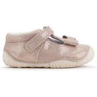 Start-Rite Wiggle Pale Glitter Nubuck Trainers - Gold