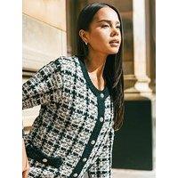 Roman Petite Buttoned Knit Cardigan