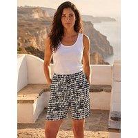 Roman Geo Print Shorts