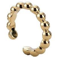 The Love Collection 18Ct Gold Plated Sterling Silver Bobble Cuff