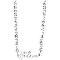 The Love Collection Personalised Name Crystal Tennis Necklace