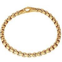 The Love Collection Gold Stainless Steel 9" Bracelet