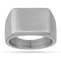 The Love Collection Stainless Steel Personalised Ring