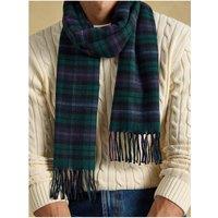 Joules Mens Langtree Heritage Check Brushed Scarf - Navy