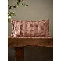 Pineapple Elephant Jaipur Waffle 100% Cotton Filled Cushion