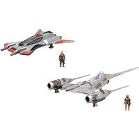 Star Wars Swj- Mulitipack ( 5" Veh, 3"Veh & 2 Fig) - Battle Pack (Mando N-1 & Pirate Snub Fighter) (Wmt Exclusive)