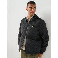 Lyle & Scott Quilted Ripstop Jacket - Black