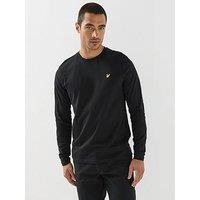 Lyle & Scott Plain Long Sleeve T-Shirt - Black