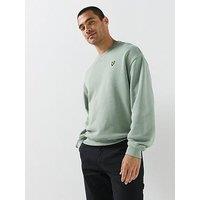 Lyle & Scott Heavyweight Relaxed Crewneck Sweatshirt - Grey