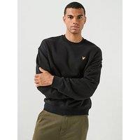 Lyle & Scott Lyle & Scott Heavyweight Relaxed Crewneck Sweatshirt - Black