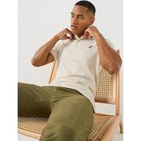 Lyle & Scott Plain Polo Shirt - Cream