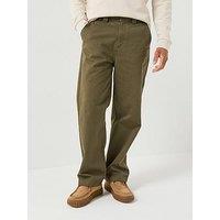 Lyle & Scott Straight Leg Work Pants - True Olive