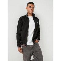 Lyle & Scott Tipped Track Jacket - Black