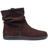 Hotter Sprite Wide Fit Slouch Boot - Brown
