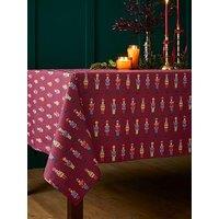 Catherine Lansfield 100% Cotton Christmas Nutcracker Table Cloth