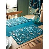 Catherine Lansfield 100% Cotton Enchanted Twilight Placemat 4 Pack