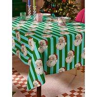 Eleanor Bowmer 100% Cotton Santa Table Cloth