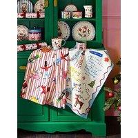 Eleanor Bowmer 100% Cotton Dear Santa Tea Towels 2 Pack