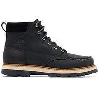 Sorel Mens Lark-47 Moc Toe Waterproof Boots - Black