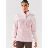 Columbia Ladies Benton Springs 1/2 Snap Fleece - Pink