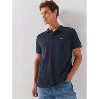 Levi'S Embroidered Logo Polo Shirt - Dark Navy