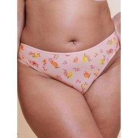 Curvy Kate Spellbound Brazilian Brief - Blush Floral Print