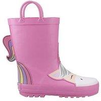 Cotswold Kids Wellington Puddle Boot 3D - Unicorn