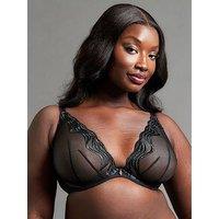 Curvy Kate Scantilly By Curvy Kate Intoxicated Deep Plunge Bra - Black