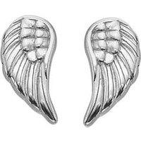 Silver Whisper Swfy Angel Wing Earrings
